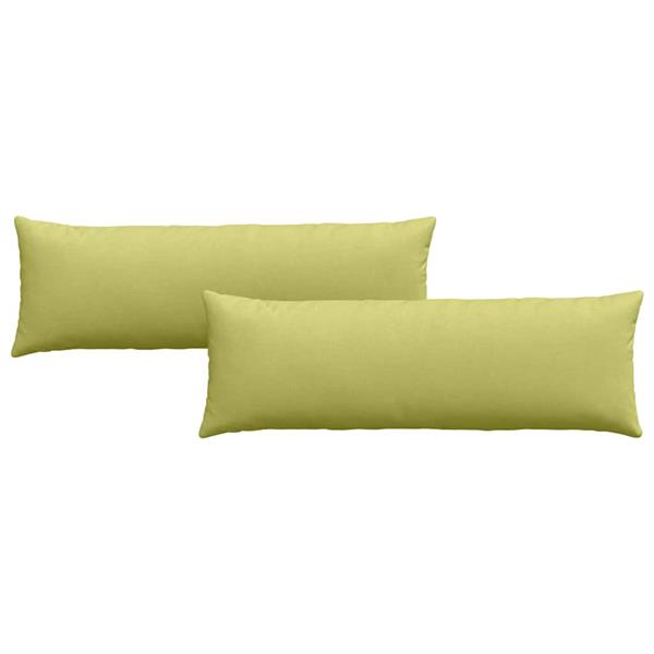 Grote foto vidaxl sofa kussens 2 pcs lichtgroen 120 x 40 cm stof huis en inrichting woningdecoratie