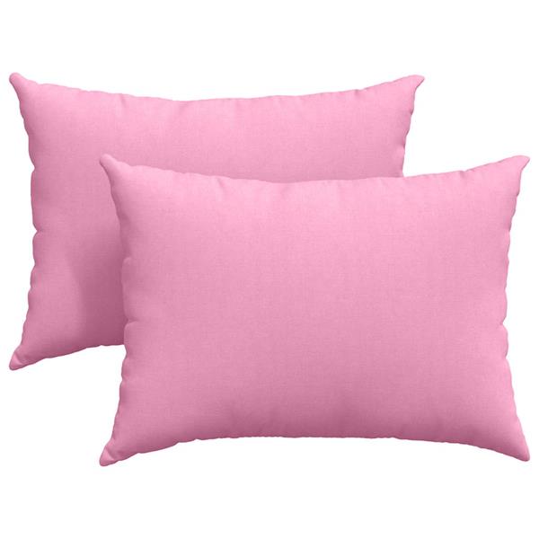 Grote foto vidaxl sofa kussens 2 pcs roze 70 x 50 cm stof huis en inrichting woningdecoratie