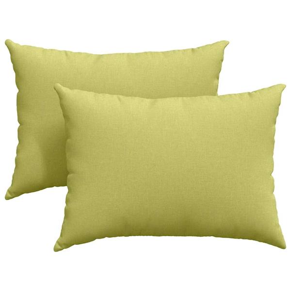 Grote foto vidaxl sofa kussens 2 pcs lichtgroen 70 x 50 cm stof huis en inrichting woningdecoratie