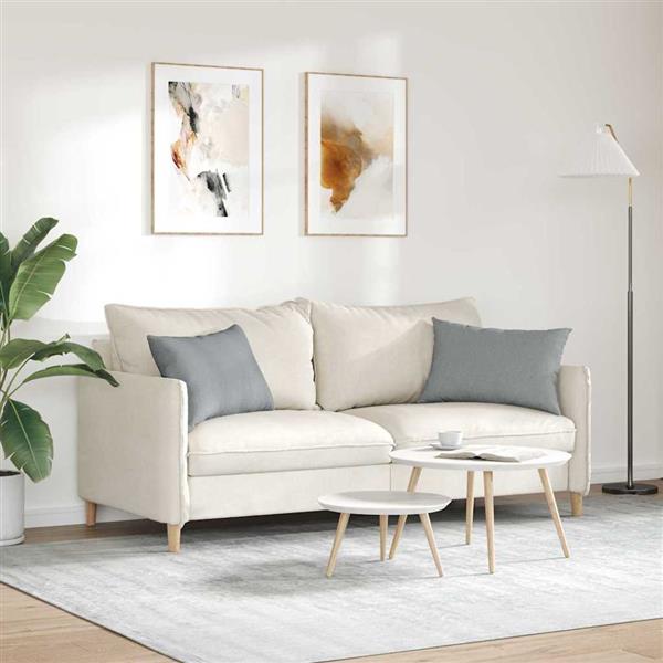 Grote foto vidaxl sofa kussens 2 pcs lichtgrijs 60 x 40 cm stof huis en inrichting woningdecoratie