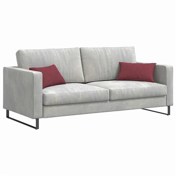 Grote foto vidaxl sofa kussens 2 pcs wijnrood 50 x 30 cm stof huis en inrichting woningdecoratie