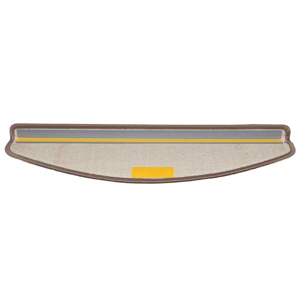 Grote foto vidaxl zelfklevende trapmatten 15 pcs bruin 65 x 21 x 4 cm huis en inrichting overige huis en inrichting