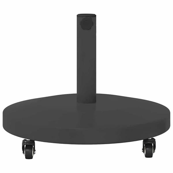 Grote foto vidaxl parasolvoet donkergrijs 48 x 48 x 32 cm tuin en terras overige tuin en terras