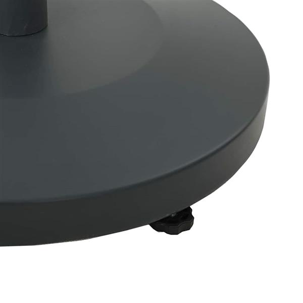 Grote foto vidaxl parasolvoet donkergrijs 48 x 48 x 32 cm tuin en terras overige tuin en terras
