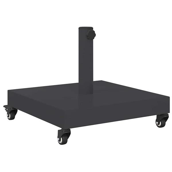 Grote foto vidaxl parasolvoet donkergrijs 45 x 45 x 31 5 cm tuin en terras overige tuin en terras
