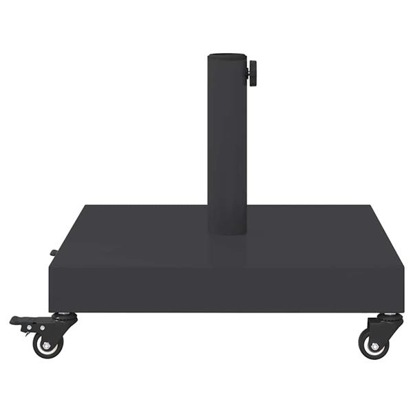 Grote foto vidaxl parasolvoet donkergrijs 45 x 45 x 31 5 cm tuin en terras overige tuin en terras