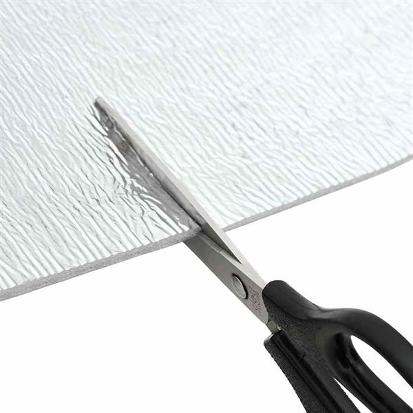 Grote foto vidaxl radiatorfolie zilver 15 x 0 5 m polyetheen doe het zelf en verbouw sanitair