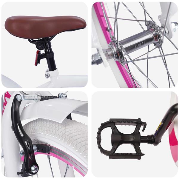 Grote foto vidaxl kinderfiets 20 inch voor 6 11 jaar oud wit fietsen en brommers herenfietsen