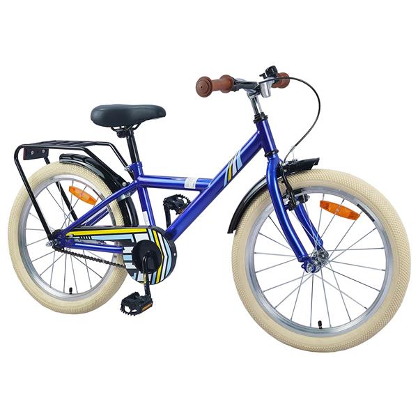 Grote foto vidaxl kinderfiets 20 inch voor 6 11 jaar oud donkerblauw fietsen en brommers herenfietsen