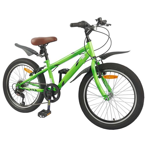 Grote foto vidaxl kinderfiets 24 inch 6 speed voor 8 12 jaar oud groen fietsen en brommers herenfietsen