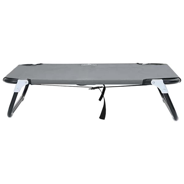 Grote foto vidaxl hondenbed lichtgrijs 70 x 46 x 18 cm staal dieren en toebehoren toebehoren