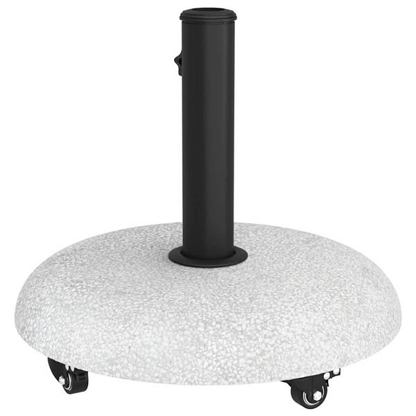 Grote foto vidaxl parasolvoet lichtgrijs 45 x 40 cm betonkleurig tuin en terras overige tuin en terras