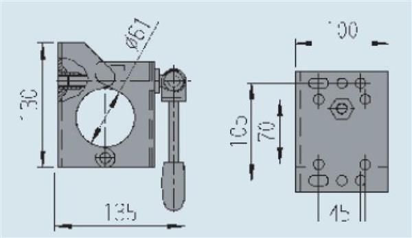 Grote foto al ko neuswielklem vastzetknevel klapbaar 60mm caravans en kamperen caravan accessoires