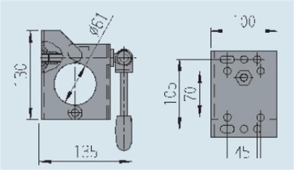 Grote foto al ko neuswielklem vastzetknevel klapbaar 60mm caravans en kamperen caravan accessoires