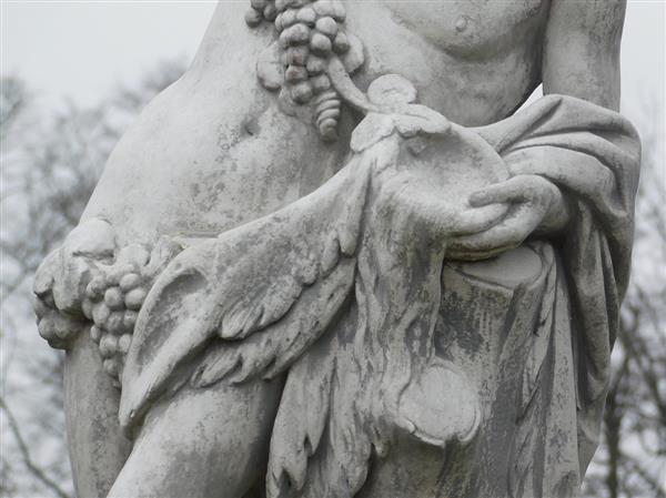 Grote foto tuinbeeld dionysos bacchus 140 cm steen tuin en terras tuindecoratie