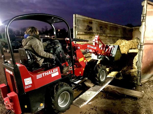 Grote foto thaler knikshovel 2220 agrarisch tractoren