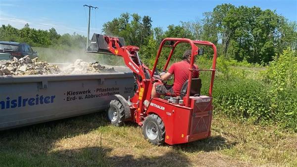 Grote foto thaler knikshovel 1220 agrarisch tractoren