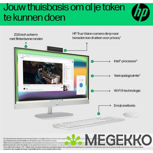 Grote foto hp all in one 24 cr0059nd 24 core i5 computers en software overige computers en software