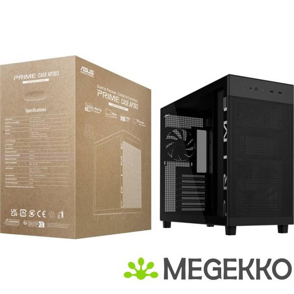 Grote foto asus prime ap303 tg black zwart computers en software behuizingen en kasten