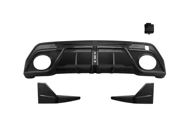 Grote foto dit betreft een audi rs3 8y facelift sq carbon diffuser set auto onderdelen tuning en styling