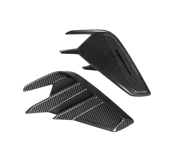 Grote foto dit betreft een set audi rs3 8y facelift sq carbon achtbumper inleg auto onderdelen tuning en styling