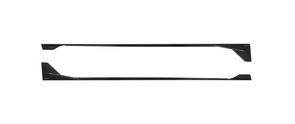 Grote foto dit betreft een set audi rs3 8y facelift sq carbon side skirt extensions auto onderdelen tuning en styling