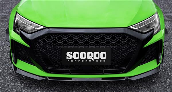 Grote foto dit betreft een audi rs3 8y facelift carbon sq v1 voorlip splitter auto onderdelen tuning en styling