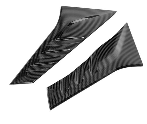 Grote foto dit betreft een set audi rs3 8y facelift carbon dak spoiler zij panelen auto onderdelen tuning en styling