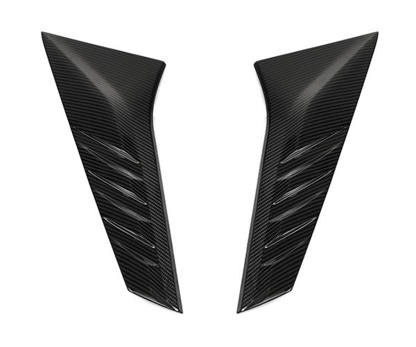 Grote foto dit betreft een set audi rs3 8y facelift carbon dak spoiler zij panelen auto onderdelen tuning en styling