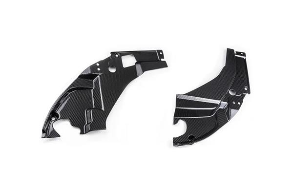 Grote foto dit betreft een set bmw g87 m2 carbon koplamp cover panelen auto onderdelen tuning en styling