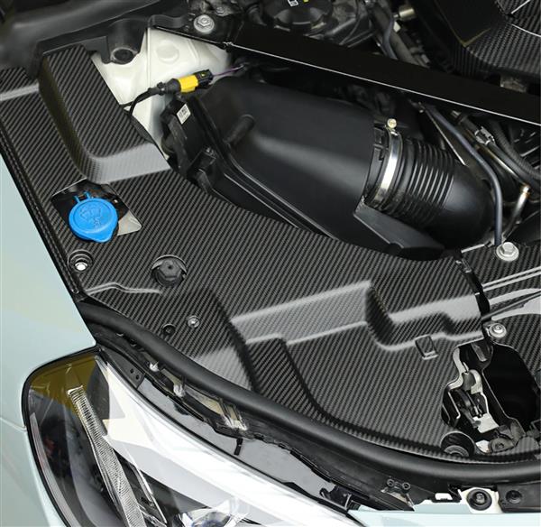 Grote foto dit betreft een set bmw g87 m2 carbon koplamp cover panelen auto onderdelen tuning en styling