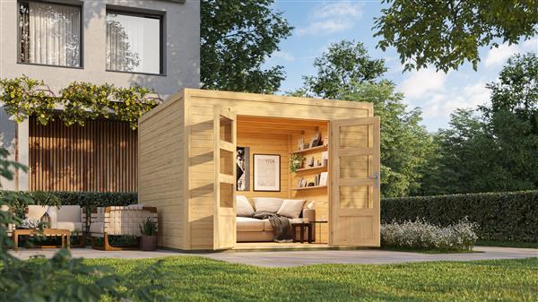 Grote foto tuinhuis quby 300x300 tuin en terras tuinhuisjes en blokhutten