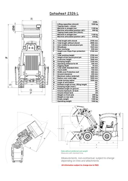 Grote foto thaler knikshovel 2326 agrarisch tractoren