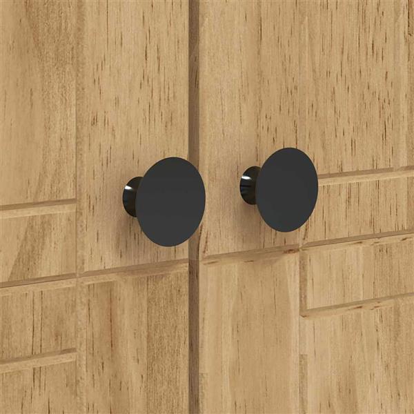 Grote foto vidaxl kledingkast bodo honingbruin 146 x 53 5 x 173 cm bewerkt hout huis en inrichting overige