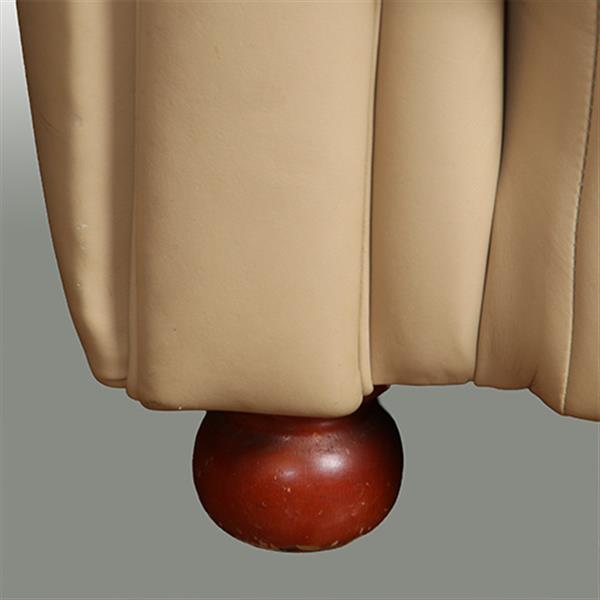 Grote foto vintage chesterfield bank 2 5 seater creme soft seat no.331537 antiek en kunst stoelen en banken