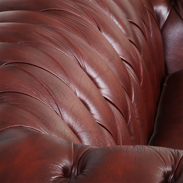 Grote foto vintage winchester furniture chesterfield bank 2.5 seater rust no.330330 antiek en kunst stoelen en banken