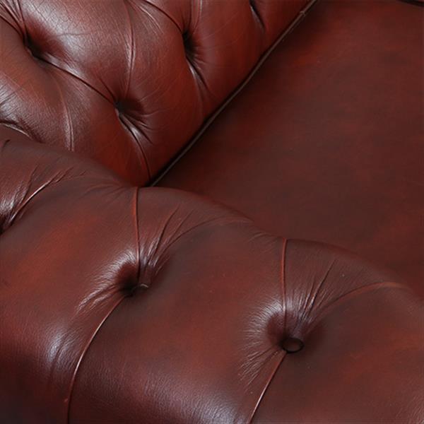 Grote foto vintage winchester furniture chesterfield bank 2.5 seater rust no.330330 antiek en kunst stoelen en banken
