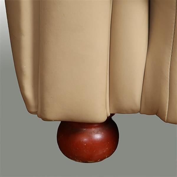 Grote foto vintage chesterfield bank 2 5 seater creme soft seat no.331537 antiek en kunst stoelen en banken