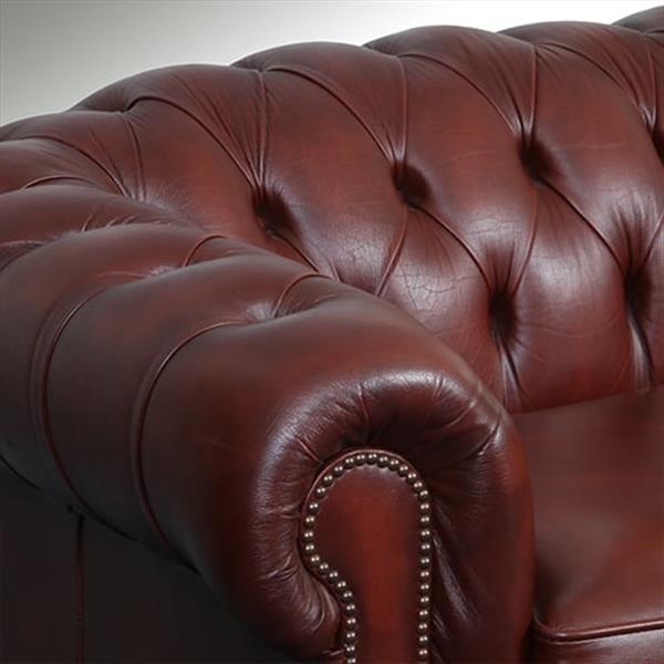 Grote foto vintage winchester furniture chesterfield bank 2.5 seater rust no.330330 antiek en kunst stoelen en banken