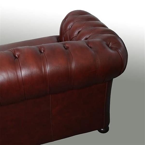Grote foto vintage winchester furniture chesterfield bank 2.5 seater rust no.330330 antiek en kunst stoelen en banken