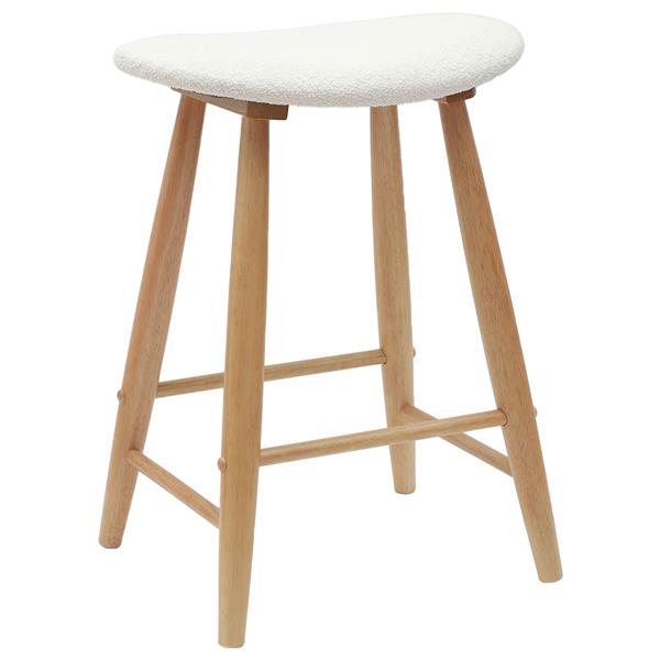 Grote foto vidaxl eettafelstoelen 2 pcs naturel 46 x 37 x 63 cm huis en inrichting stoelen