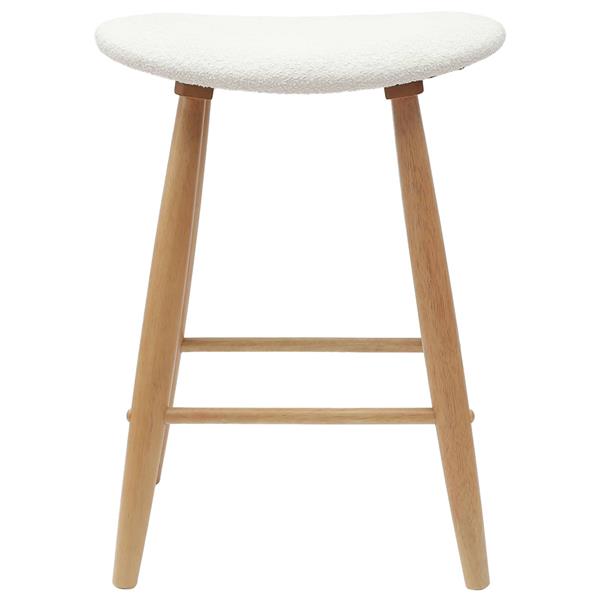 Grote foto vidaxl eettafelstoelen 2 pcs naturel 46 x 37 x 63 cm huis en inrichting stoelen