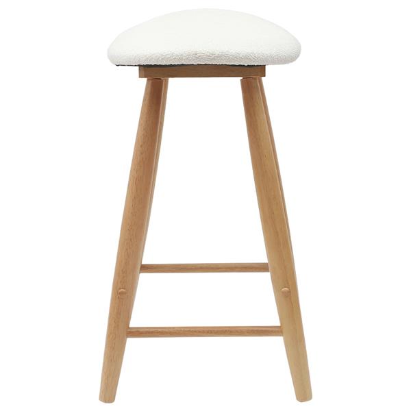 Grote foto vidaxl eettafelstoelen 2 pcs naturel 46 x 37 x 63 cm huis en inrichting stoelen