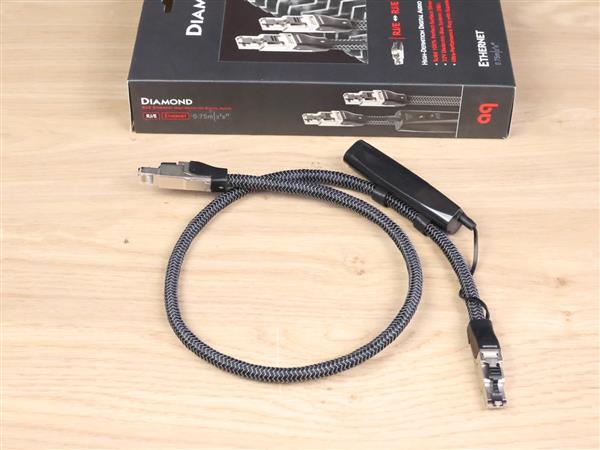 Grote foto audioquest diamond rj e high end audio ethernet cable 0 75 metre audio tv en foto onderdelen en accessoires