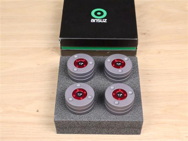 Grote foto ansuz acoustics darkz t2 supreme t2s resonance control feet set of 4 new 30 off audio tv en foto algemeen