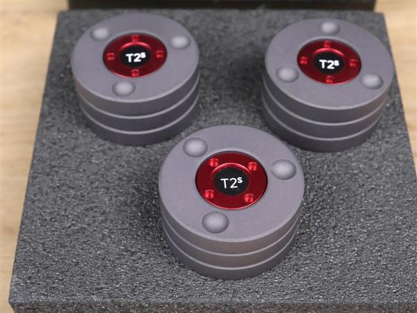 Grote foto ansuz acoustics darkz t2 supreme t2s resonance control feet set of 3 new 30 off audio tv en foto algemeen