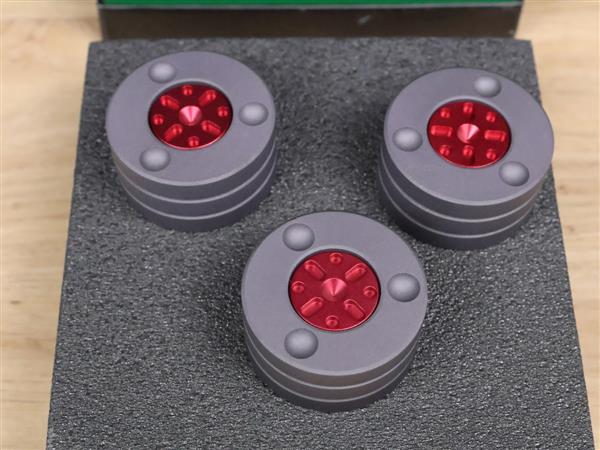 Grote foto ansuz acoustics darkz t2 supreme t2s resonance control feet set of 3 new 30 off audio tv en foto algemeen