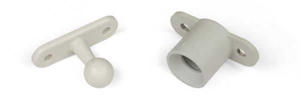 Grote foto fiamma deurvanger kunststof grijs caravans en kamperen caravan accessoires