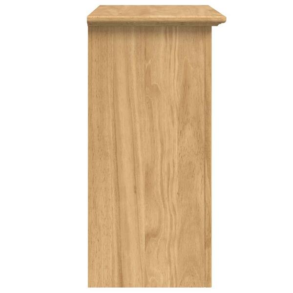 Grote foto vidaxl badkamer wandkast bodo honingbruin 44 x 30 x 60 cm bewerkt hout huis en inrichting complete badkamers