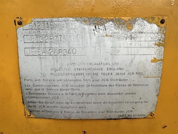 Grote foto jcb 712 doe het zelf en verbouw wegenbouw